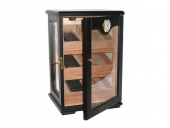 Humidor Schrank / Vitrine in Schwarz